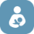 A person seeking divorce counseling holds a baby in a blue circle.